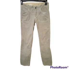 Kuhl Khaki Hiking Outdoor Corduroy Pants Womens Size 2R Hiking Camping Casual